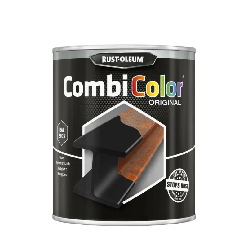 Rust-Oleum Combicolor 7379 Hoogglans Zwart RAL9005-250 ML Shop Nu