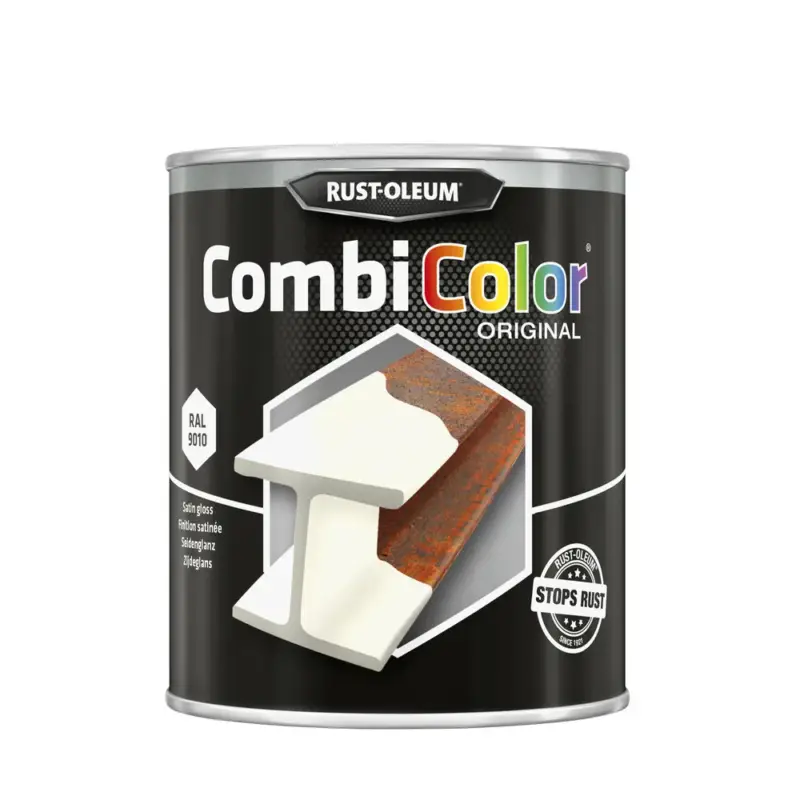 Rust-Oleum Combicolor 7394 Zijdeglans Wit-750 ML Direct Verzonden