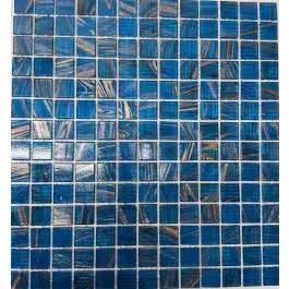 Workshop Glasmozaïek Azure Bleu Gold 30x30 cm Shop Nu