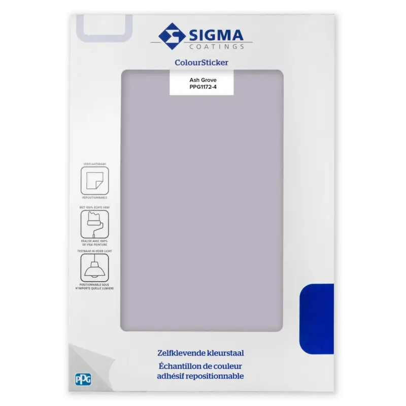 Kleurstaal Sigma ColourSticker Ash Grove PPG1172-4 | Zelfklevende Kleurstaal-1 ST Exclusieve Aanbieding