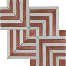 Harlow Travertin Terracotta 30x30x0,5 cm Finale Uitverkoop