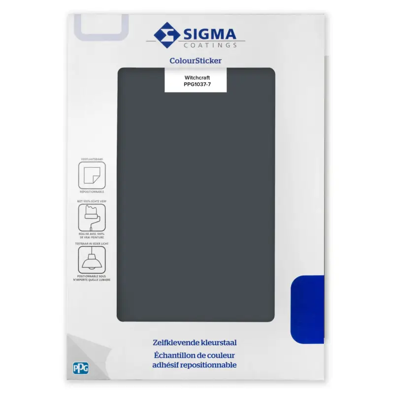Kleurstaal Sigma ColourSticker Witchcraft PPG1037-7 | Zelfklevende Kleurstaal-1 ST Betrouwbaar