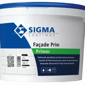 Beperkt Aanbod Sigma Facade Primer Aqua | Gevelprimer Buiten-5 LTR - Wit