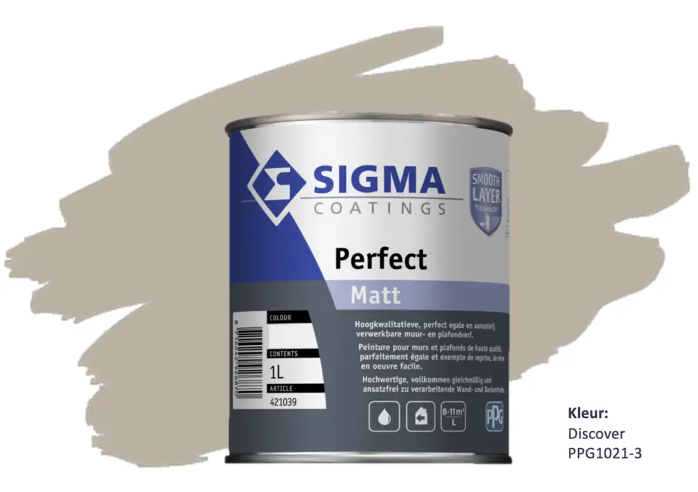 Hete Deal Sigma Perfect Matt | PPG1021-3 Discover-1 LTR