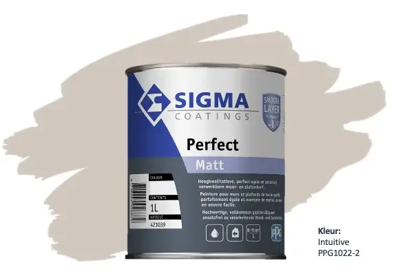Laatste Kans Sigma Perfect Matt | PPG1022-2 Intuitive-1 LTR