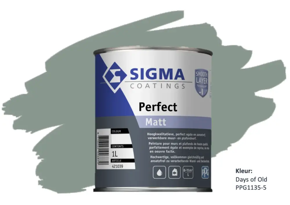 Koop Online Sigma Perfect Matt | PPG1135-5 Days Of Old-1 LTR