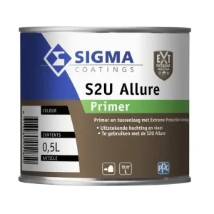 Weekendaanbieding Sigma S2U Allure Primer | Grondverf Buiten-500 ML - Wit