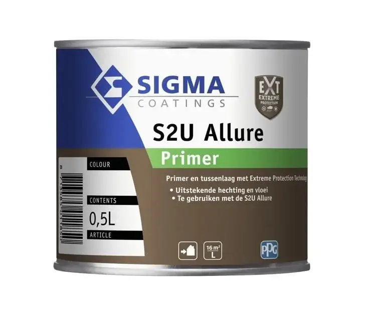 Weekendaanbieding Sigma S2U Allure Primer | Grondverf Buiten-500 ML - Wit
