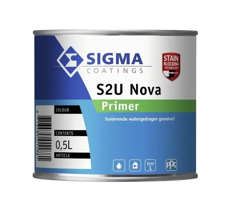 Beperkte Voorraad Sigma S2U Nova Primer | Grondverf Binnen-500 ML - Wit