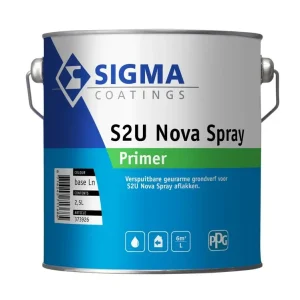 Sigma S2U Nova Spray Primer | Verspuitbare Grondverf Binnen-2,5 LTR - Wit Seizoensaanbieding