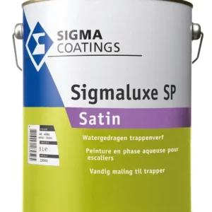 Sigma Sigmaluxe SP Satin | Zijdeglans Trapverf-5 LTR - Wit Laatste Versie