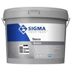 Sigma Stucco Beton Matt | Decoratieve Wandafwerking-10 LTR - RAL7023 (Betongrijs) Gereduceerde Prijs