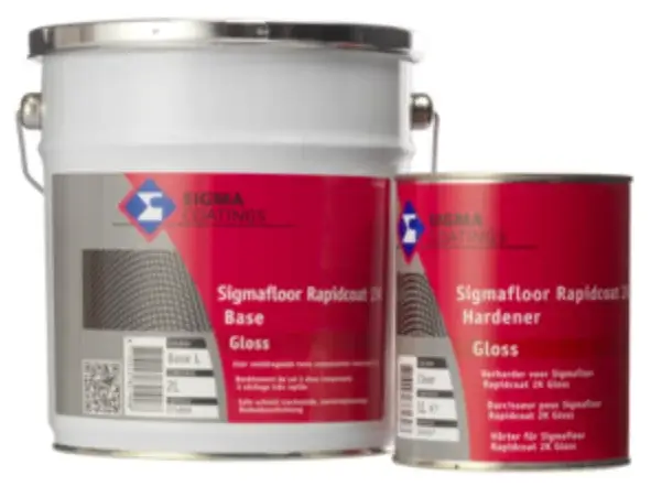 Sigma Sigmafloor Rapidcoat 2K Gloss | Hoogglans Vloerverf-3 LTR - Wit Exclusieve Aanbieding