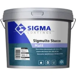 Sigma Sigmulto Stucco Matt | Decoratieve Wandafwerking-5 KG - Kleur Goedkoop