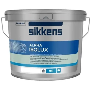 Lage Prijs Sikkens Alpha Isolux SF | Isolerende Muurverf-10 LTR - Wit