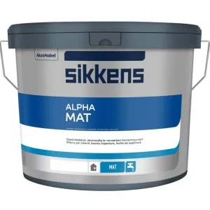 Sikkens Alpha Mat | Matte Muurverf-2,5 LTR - Wit Snelle Levering