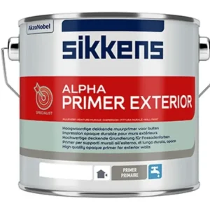 Express Levering Sikkens Alpha Primer Exterior | Gevelprimer Buiten-2,5 LTR - Wit