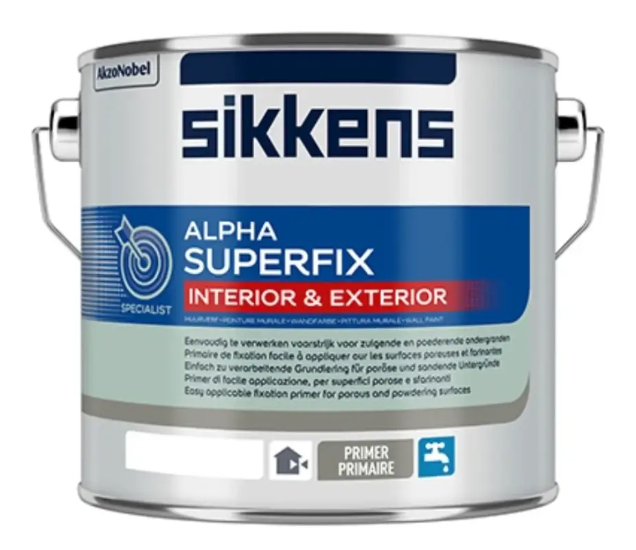 Koopje Sikkens Alpha Superfix Interior & Exterior | Voorstrijk Binnen & Buiten-2,5 LTR