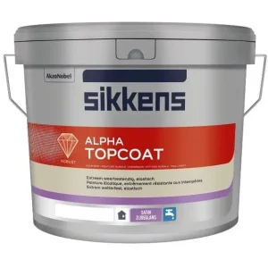 Aanbieding Sikkens Alpha Topcoat | Zijdeglans Gevelverf-10 LTR - Wit