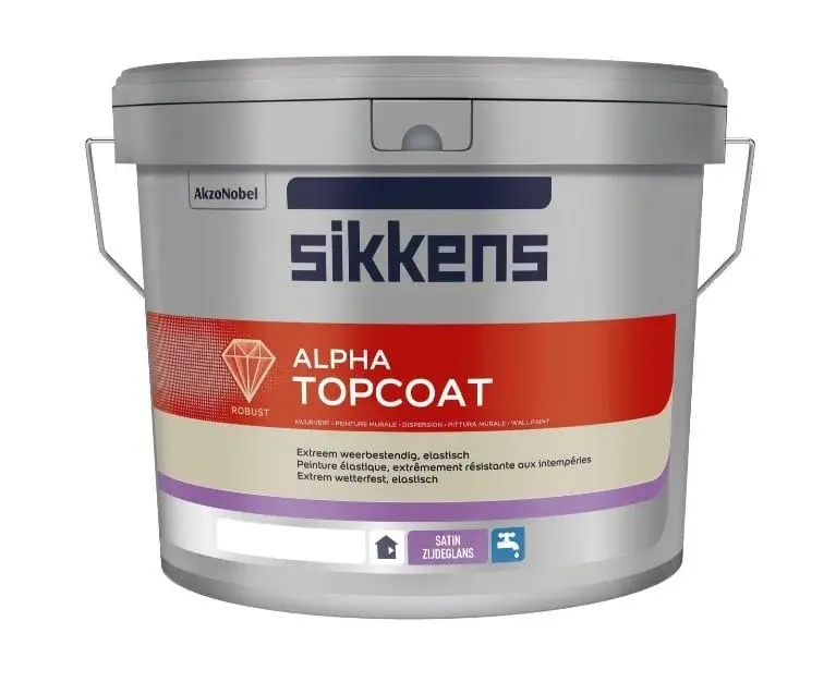 Aanbieding Sikkens Alpha Topcoat | Zijdeglans Gevelverf-10 LTR - Wit