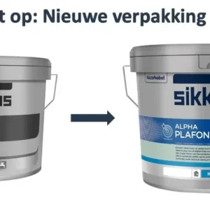 Sikkens Alphacryl Plafond | Matte Plafondverf-5 LTR - Wit Betrouwbaar