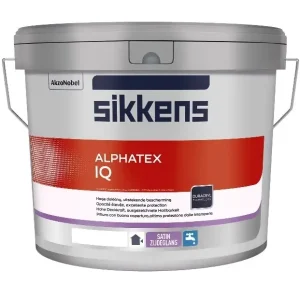 Nieuw Sikkens Alphatex IQ | Zijdeglans Gevelverf-1 LTR - Wit