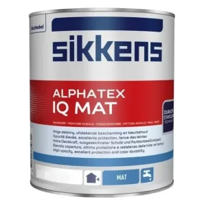 Sikkens Alphatex IQ Mat | Matte Gevelverf-1 LTR - Wit Direct Verzonden