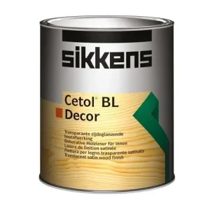 Sikkens Cetol BL Decor | Zijdeglans Blanke Lak-1 LTR - Kleurloos Meest Verkocht