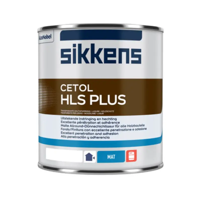 Sikkens Cetol HLS Plus | Zijdeglans Transparante Beits-1 LTR - Kleurloos Lage Kosten