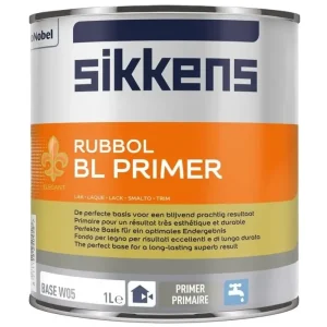 Laatste Versie Sikkens Rubbol BL Primer | Grondverf Binnen & Buiten-1 LTR - Wit