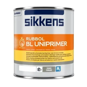 Sikkens Rubbol BL Uniprimer | Grondverf Binnen & Buiten-1 LTR - Wit Exclusieve Aanbieding