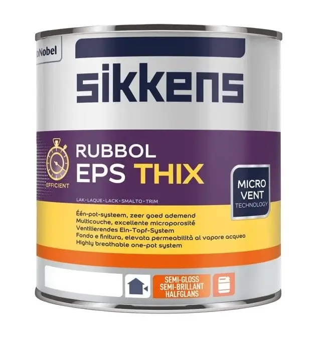 Sikkens Rubbol EPS Thix | Halfglans Eén-pot-systeem-1 LTR - Wit Exclusieve Aanbieding