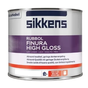 Favoriet Sikkens Rubbol Finura High Gloss | Hoogglans Lakverf Buiten-500 ML - Wit