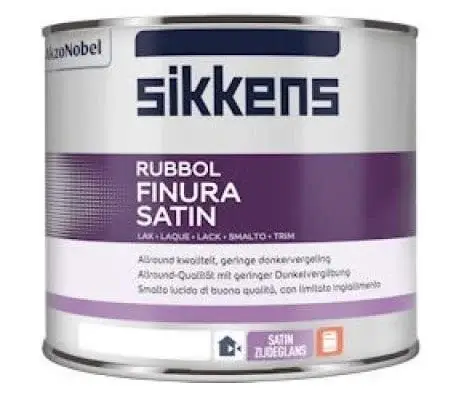 Sikkens Rubbol Finura Satin | Zijdeglans Lakverf Buiten-500 ML - Wit Bestel Nu