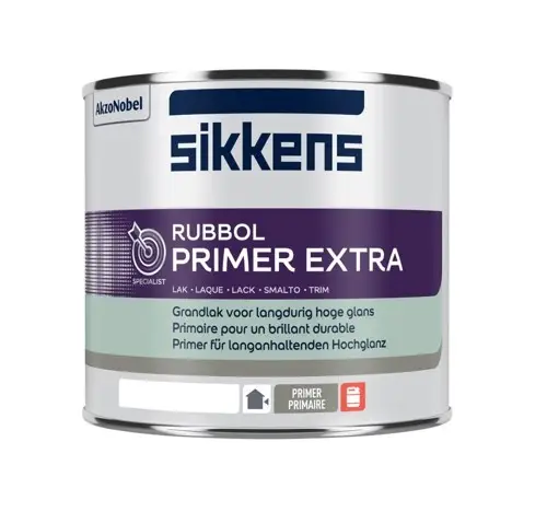 Sikkens Rubbol Primer Extra | Grondverf Buiten-500 ML - Wit Lage Prijs