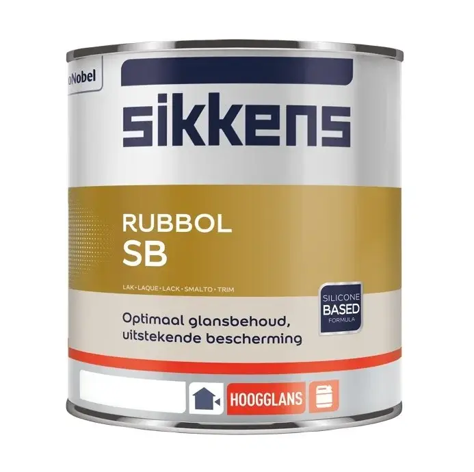 Beste Prijs Sikkens Rubbol SB | Hoogglans Lakverf Buiten-1 LTR - Wit