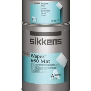 Bestel Nu Sikkens Wapex 660 Mat | 2K Matte Vloercoating-1 LTR - Wit