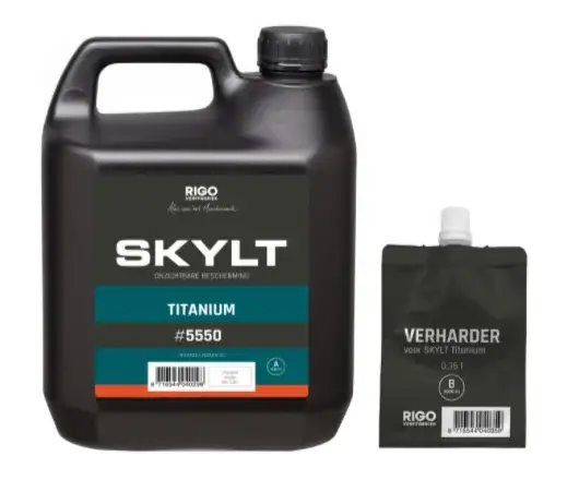 Betrouwbaar Skylt Titanium 5550 | 2K Blanke Lak Binnen-4 LTR