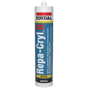 Soudal Repa-Cryl D Acrylaatkit Wit-310 ML Alleen Vandaag