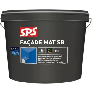 SPS Facade Mat SB | Matte Gevelverf-10 LTR - Wit Koop Online