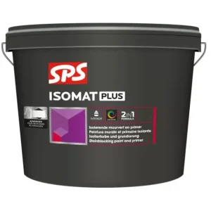 SPS Isomat Plus | Isolerende Muurverf en Plafondverf-4 LTR - Wit Op = Op
