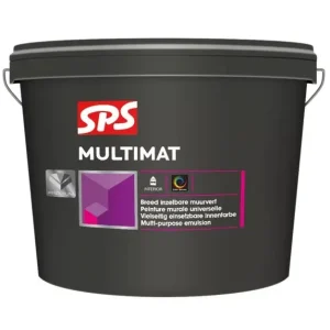 SPS Multimat | Matte Muurverf en Plafondverf-1 LTR - Wit Bestel Nu