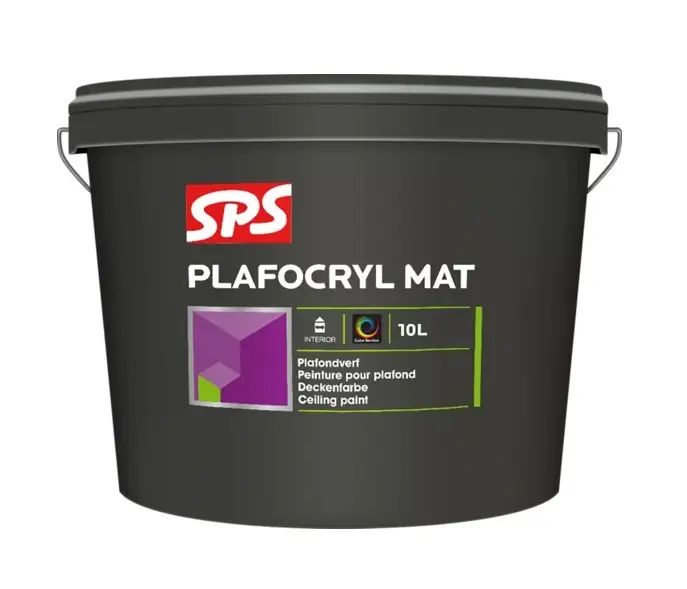 Gratis Retour SPS Plafocryl Mat | Matte Plafondverf-10 LTR - Wit