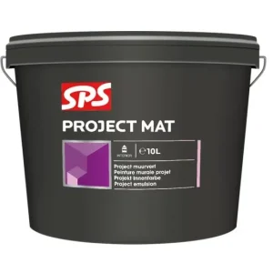 Beste Prijs SPS Project Mat | Matte Muurverf en Plafondverf-10 LTR - Wit