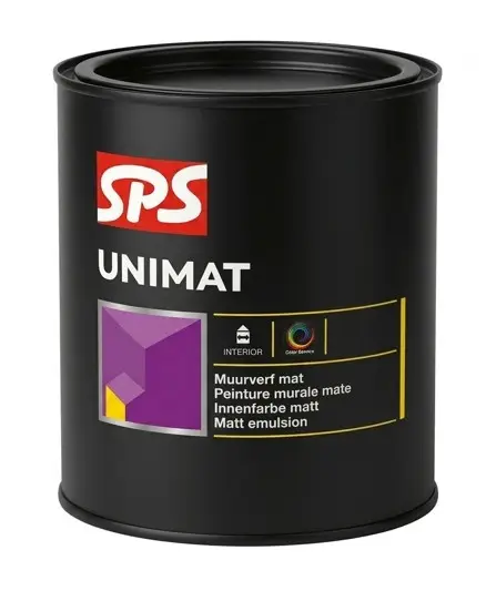 Alleen Vandaag SPS Unimat | Matte Muurverf en Plafondverf-1 LTR - Wit