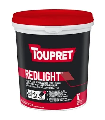 Toupret Redlight | Lichtgewicht Vulmiddel-1 LTR Must-Have