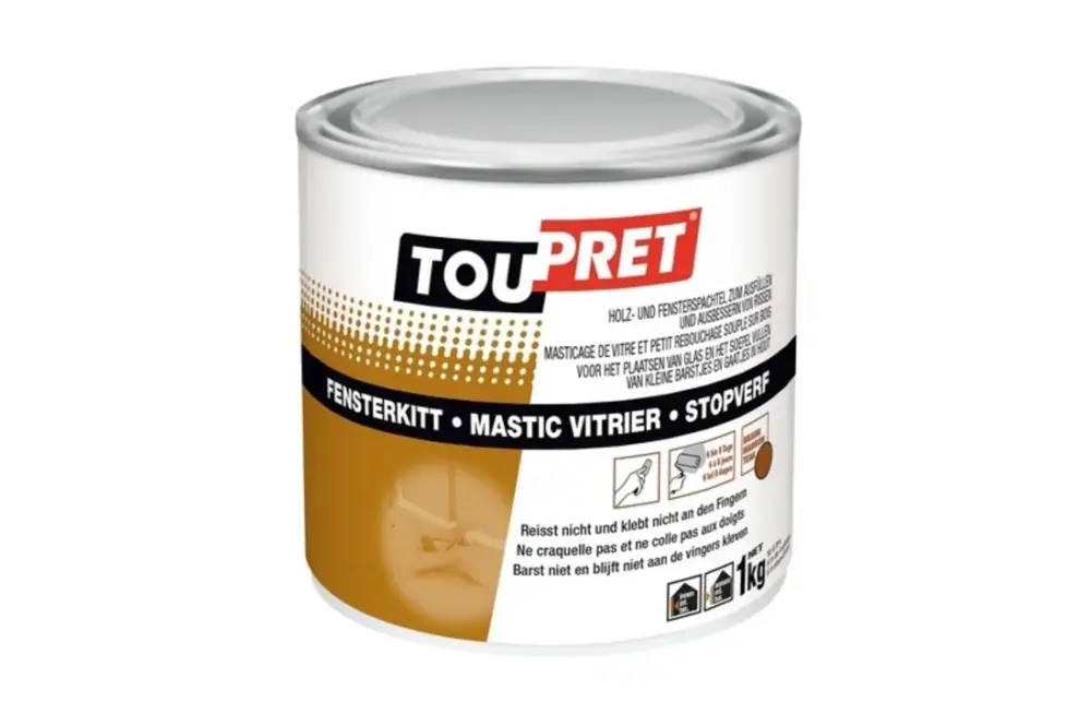 Beperkte Voorraad Toupret Stopverf Teak-1 KG
