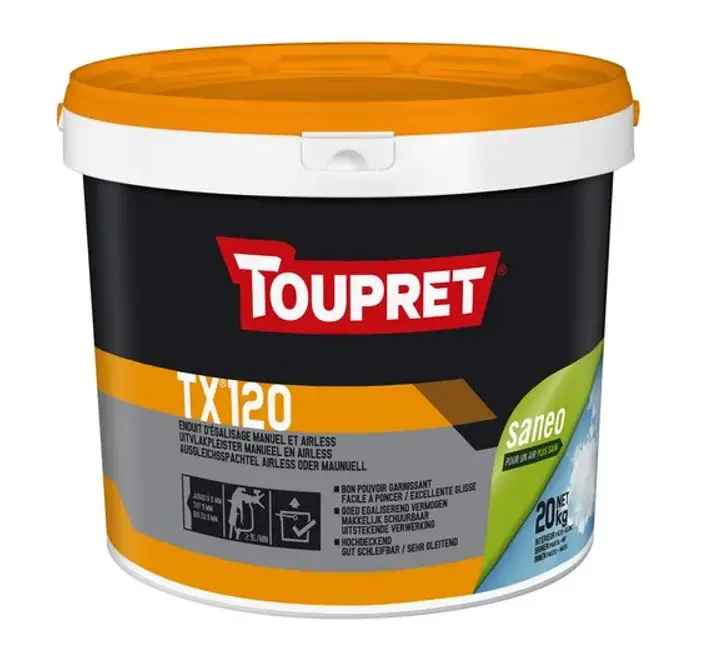Nieuw Toupret TX120 Saneo Plamuurpasta-20 KG