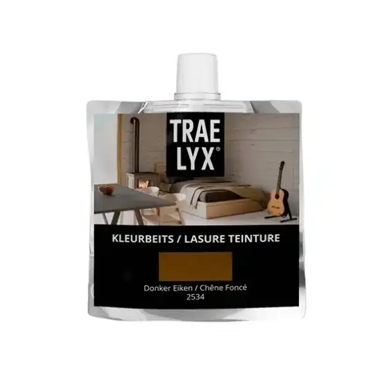Tijdelijk Beschikbaar Trae-lyx Kleurbeits 2526 Goudteak Tester-1 ST - 22 ML
