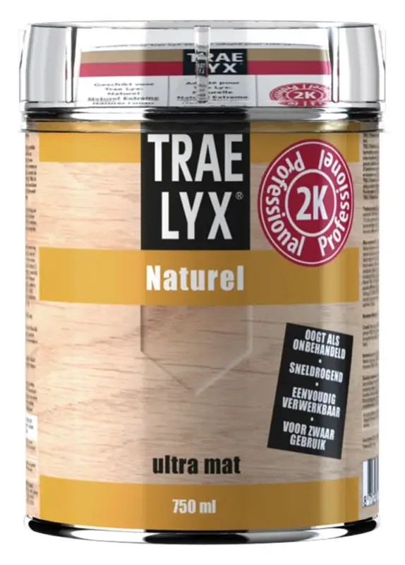 Trae-lyx Naturel Lak 2K-250 ML Hoge Kwaliteit